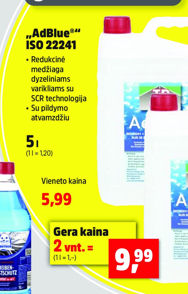 „AdBlue®“ ISO 22241, 5 l