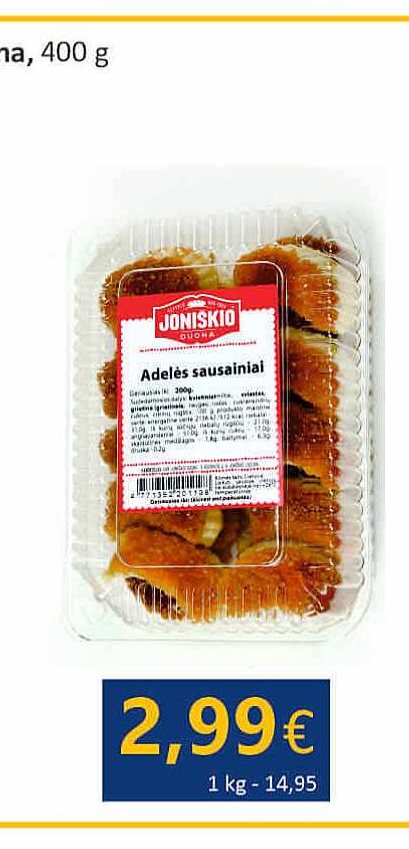ADELĖS sausainiai, 200 g