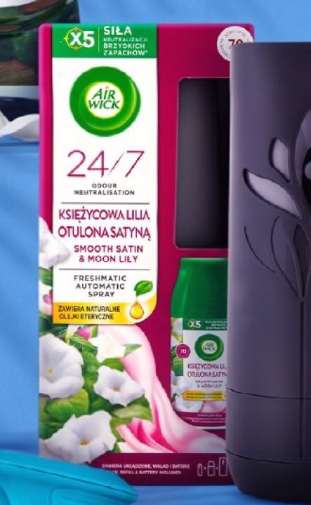 AIR WICK 24/7 KSIEŻYCOWA LILIA OTULONA SATYNA