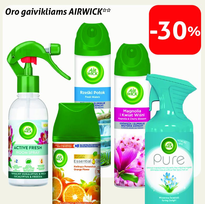 AIRWICK oro gaivikliai