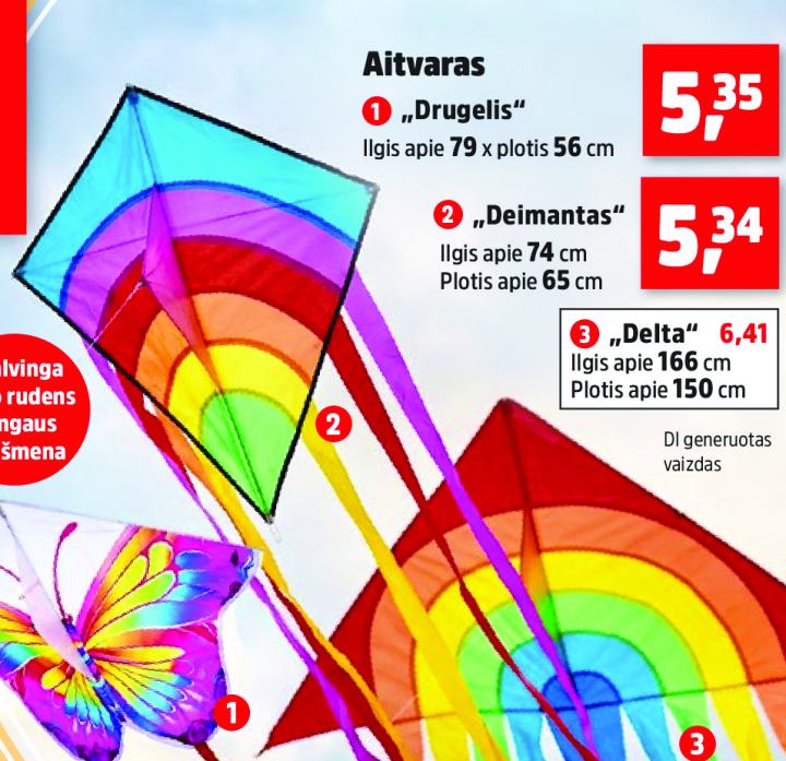 Aitvaras „Drugelis“