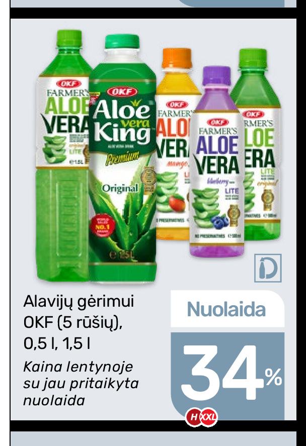 Alavijų gėrimui OKF, 0.5 l