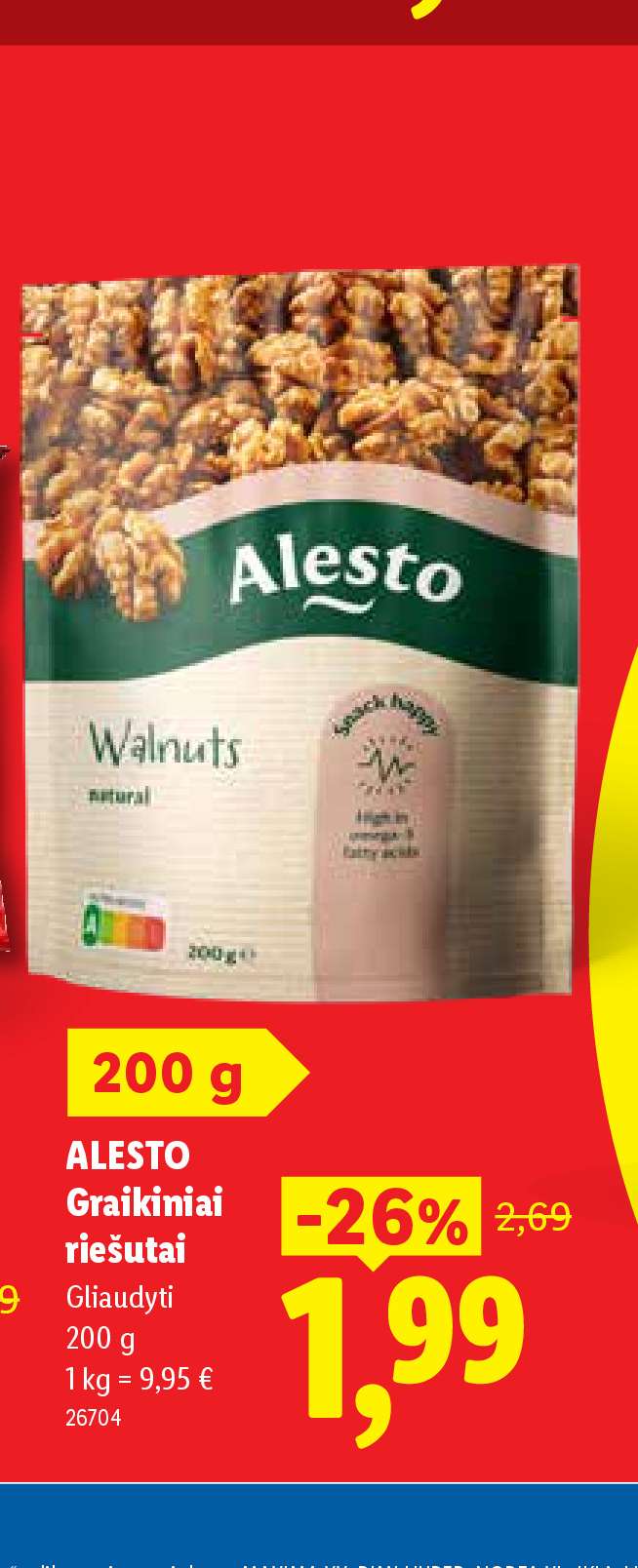 ALESTO Graikiniai riešutai, 200 g