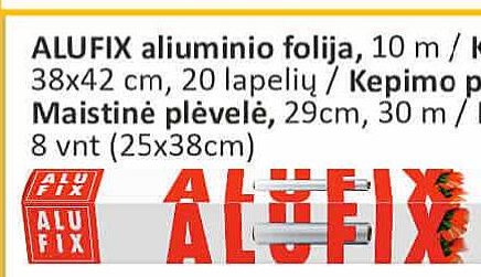 ALUFIX aliuminio folija, 10 m