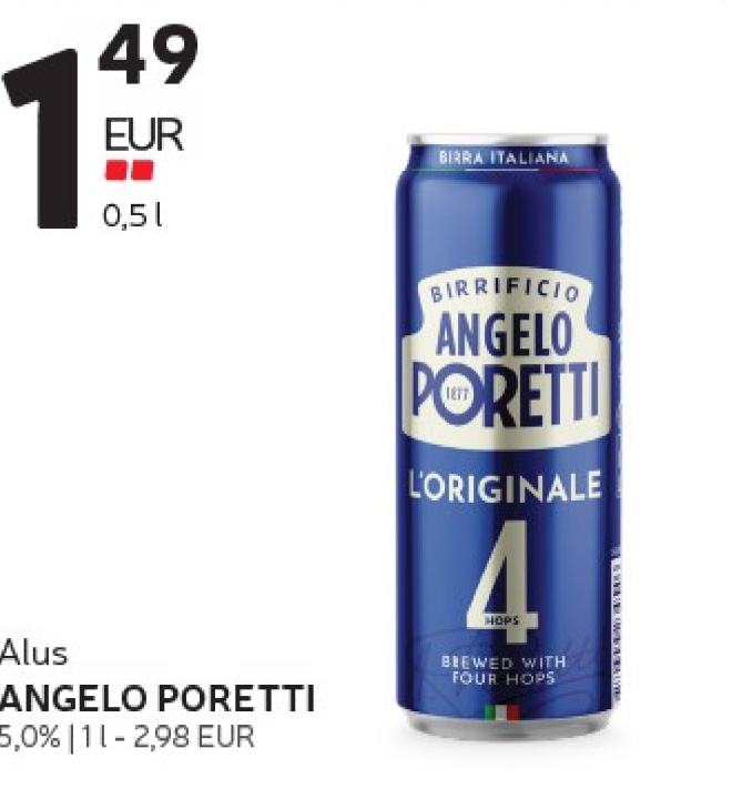 Alus ANGELO PORETTI, 0.5 l
