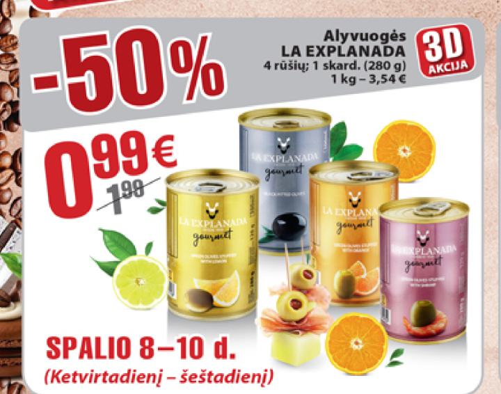 Alyvuogės LA EXPLANADA, 280 g