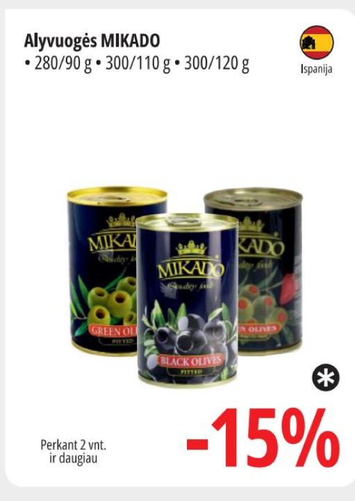 Alyvuogės MIKADO, 90 g