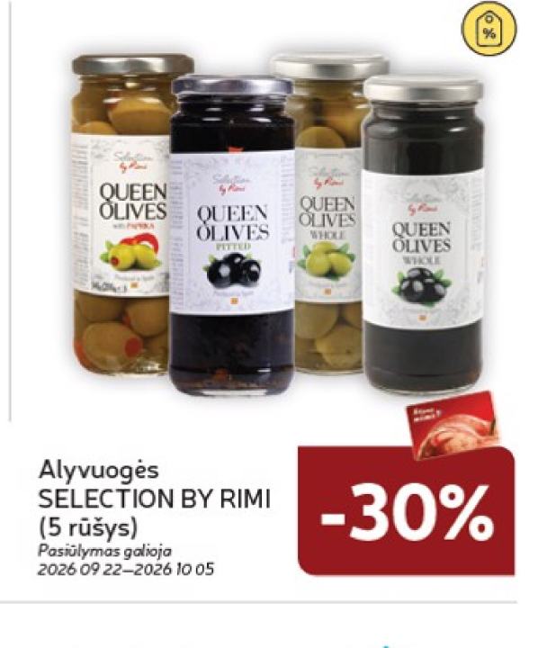 Alyvuogės SELECTION BY RIMI
