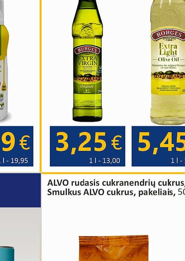 Alyvuogių aliejus BORGES EXTRA VIRGIN, 250 ml