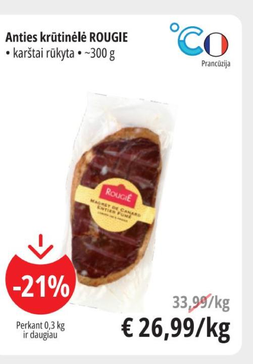 Anties krūtinėlė ROUGIE, 300 g