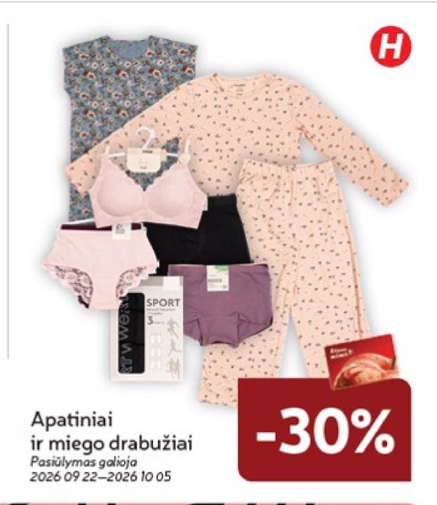 Apatiniai ir miego drabužiai