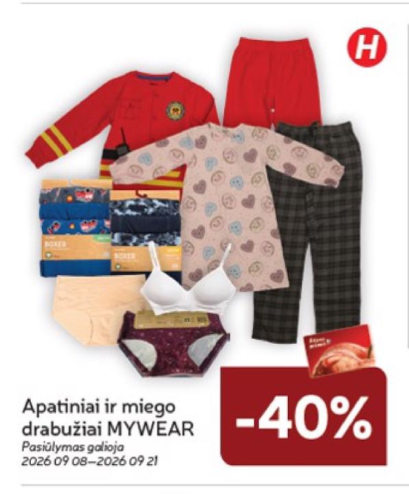 Apatiniai ir miego drabužiai MYWEAR