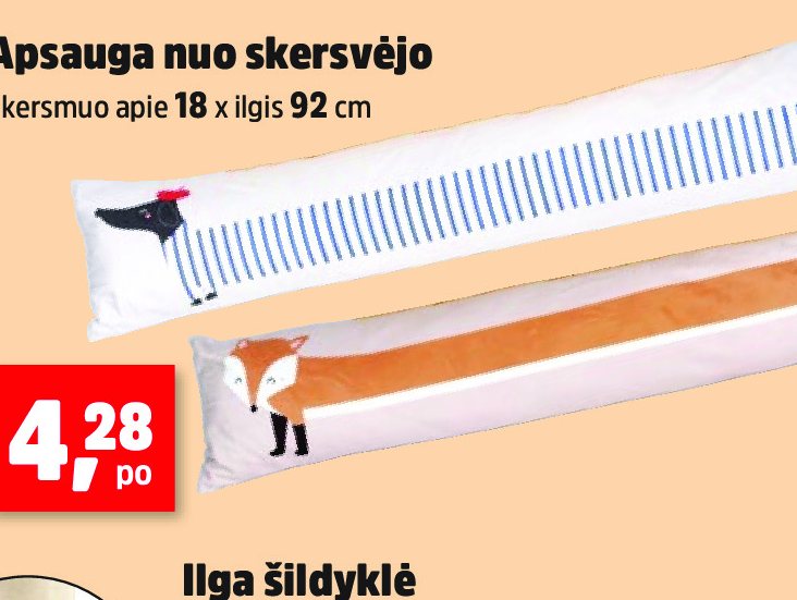 Apsauga nuo skersvėjo, 92 cm