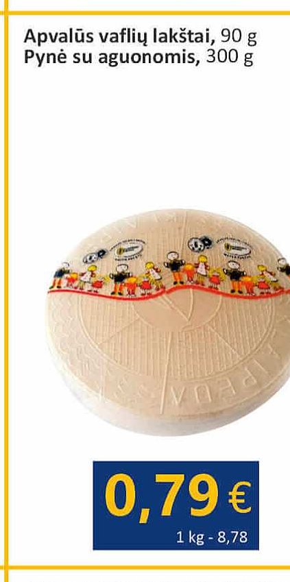 Apvalūs vaflių lakštai, 90 g