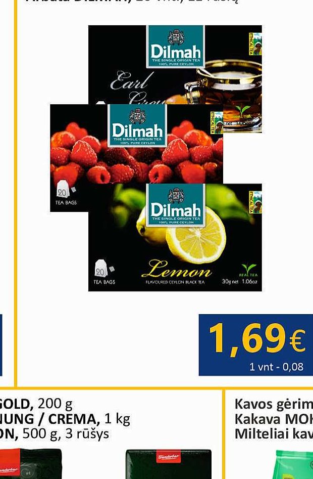 Arbata DILMAH, 20 vnt