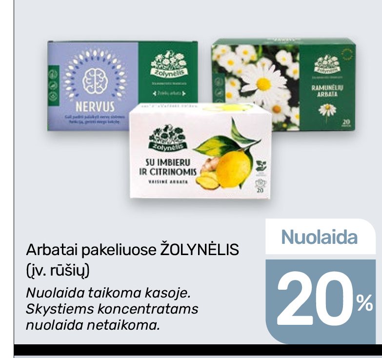 Arbatai pakeliuose ŽOLYNĖLIS