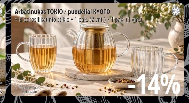 Arbatinukas TOKIO / puodeliai KYOTO, 1 pak.