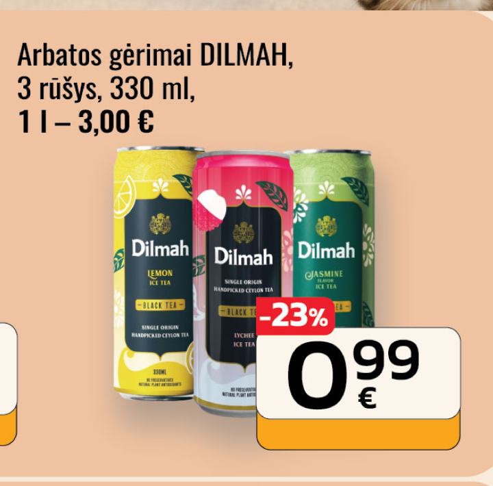 Arbatos gėrimai DILMAH, 330 ml