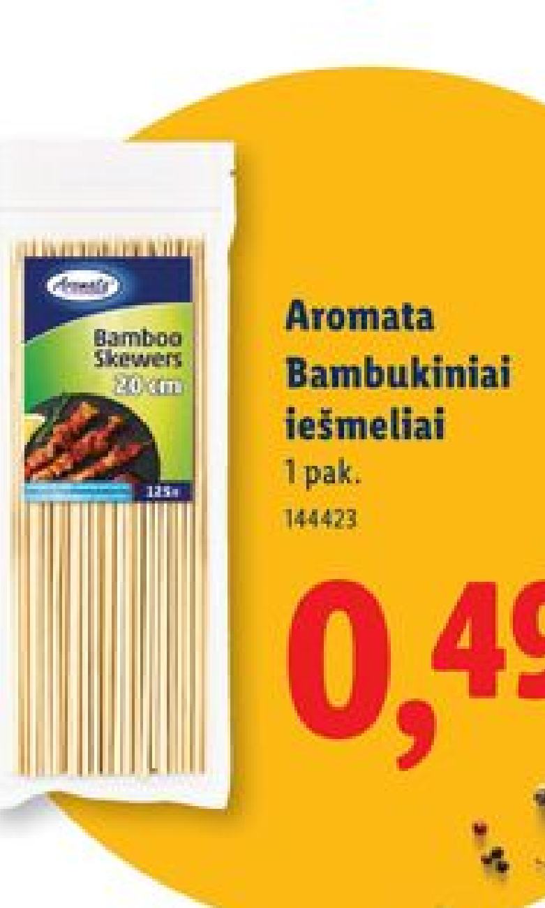 Aromata Bambukiniai iešmeliai, 1 pak.