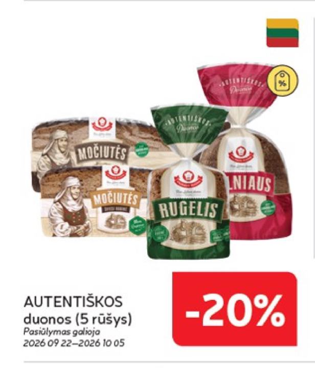 AUTENTIŠKOS duonos