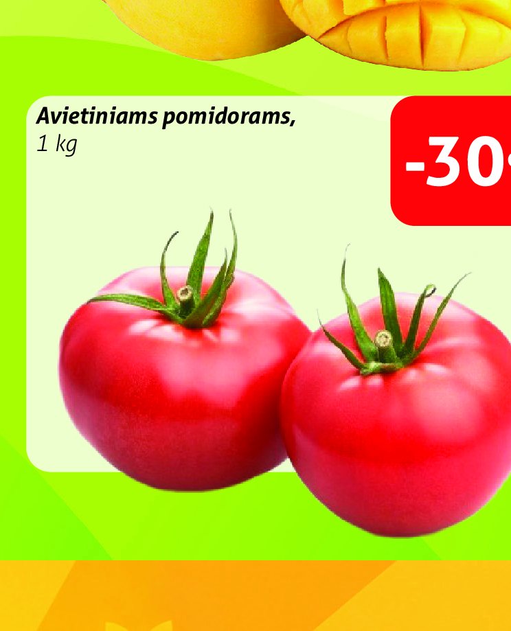 Avietiniams pomidorams, 1 kg