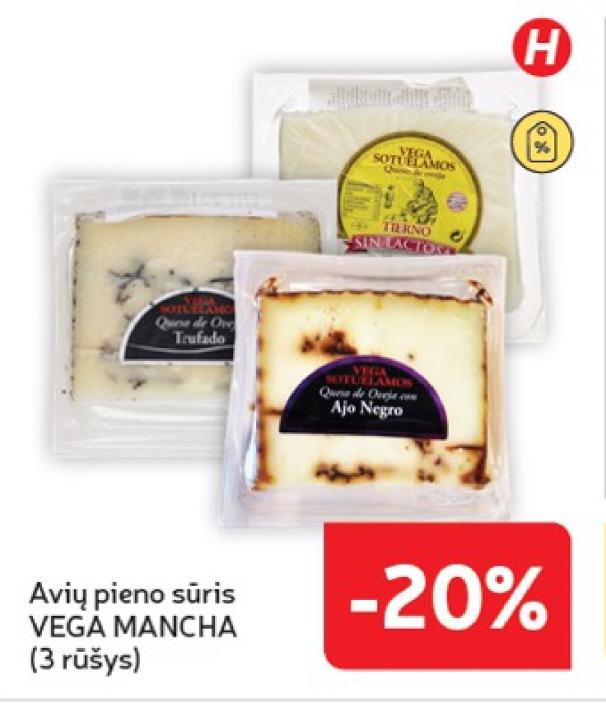 Avių pieno sūris VEGA MANCHA
