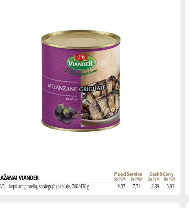 BAKLAŽANAI VIANDER, 430 g