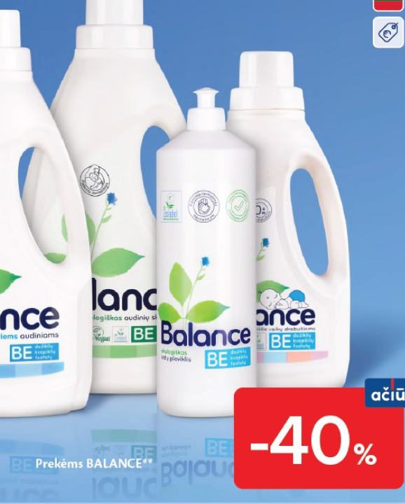 Balance ekologiškas indų ploviklis, 1500 ml