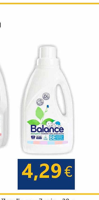 BALANCE ekologiškas skalbiklis vaikų drabužiams, 17 skalb.