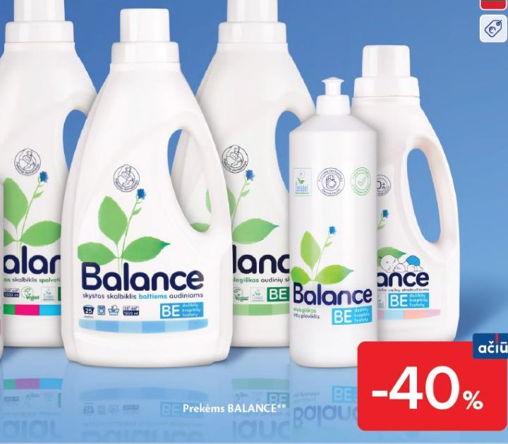 Balance skystas skalbiklis baltiems audiniams, 500 ml