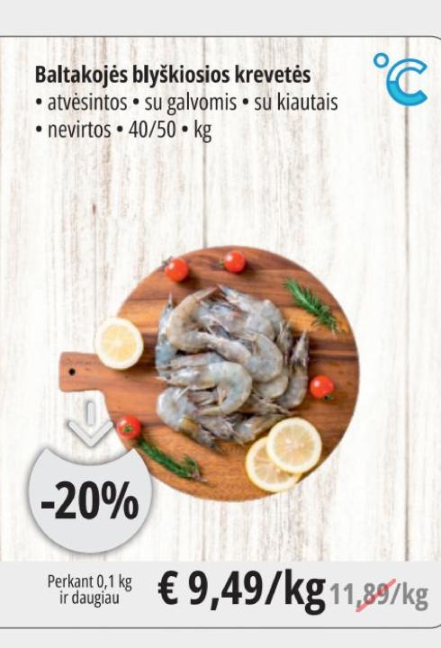 Baltakosios blyškiosios krevetės