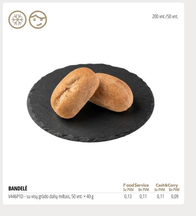 BANDELĖ, 50 vnt