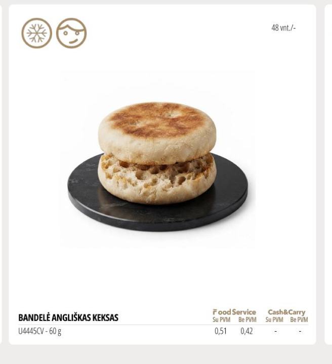BANDELĖ ANGLIŠKAS KEKSAS, 60 g