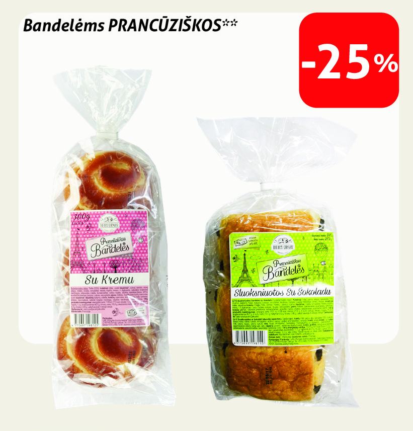 Bandelėms PRANCŪZIŠKOS