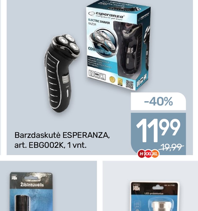 Barzdaskutė ESPERANZA, 1 vnt