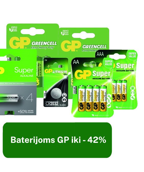 Baterijoms GP