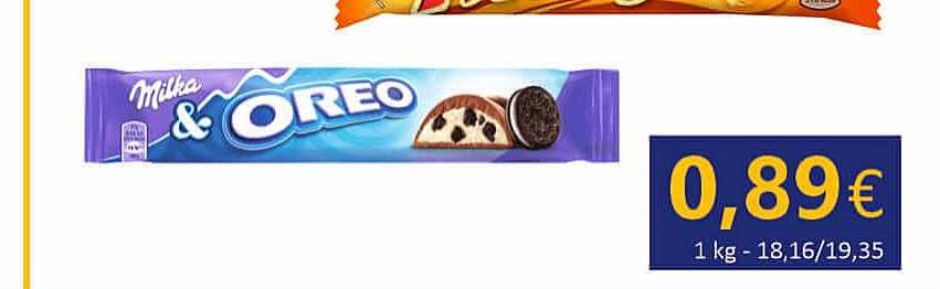 Batonėlis MILKA OREO, 36 g
