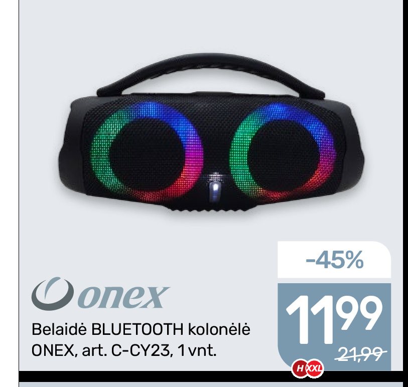 Belaidė BLUETOOTH kolonėlė ONEX, 1 vnt