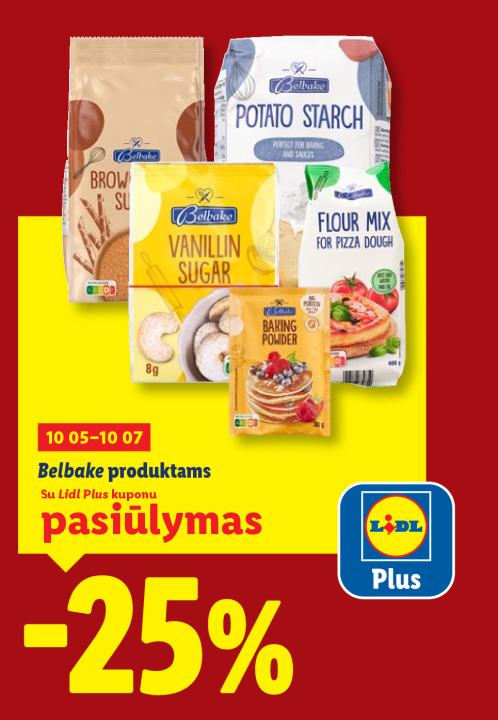 Belbake produktams