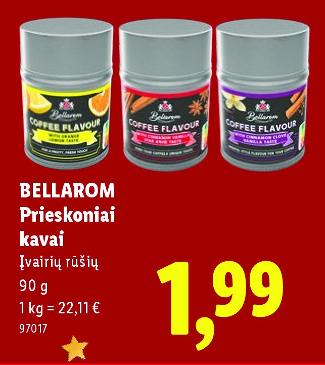 BELLAROM Prieskoniai kavai, 90 g