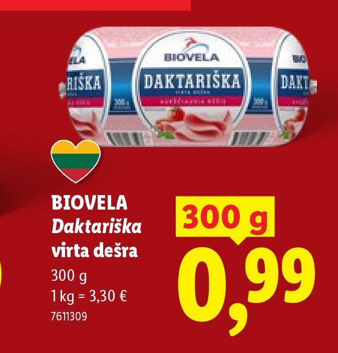 BIOVELA Daktariška virta dešra, 300 g