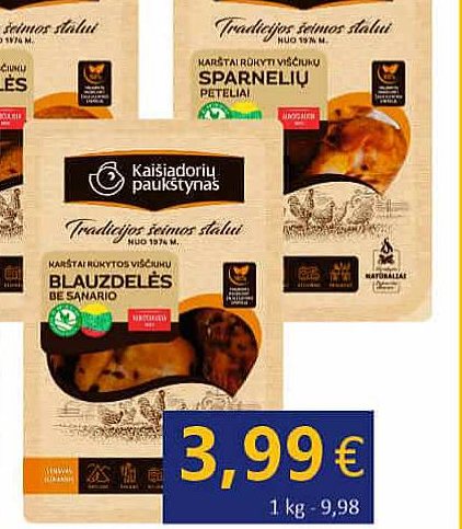 blauzdelės be sąnario su kminais, a. r., 400 g
