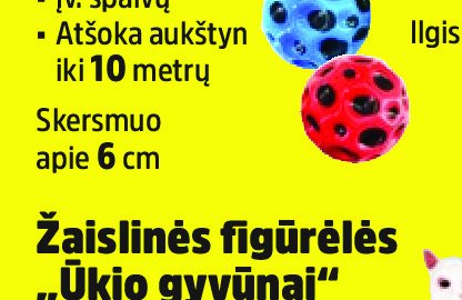 „Bouncy“ kamuolys, 6 cm