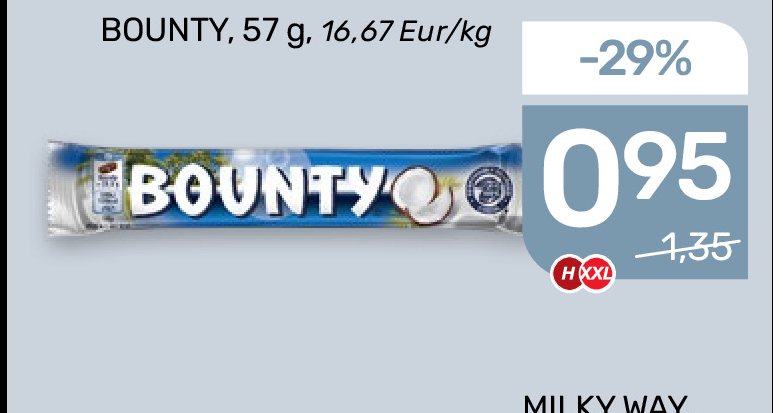 BOUNTY, 57 g