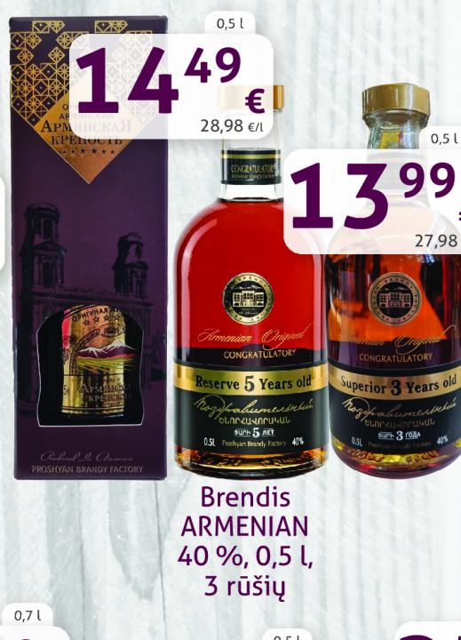 Brendis ARMENIAN, 0.5 l