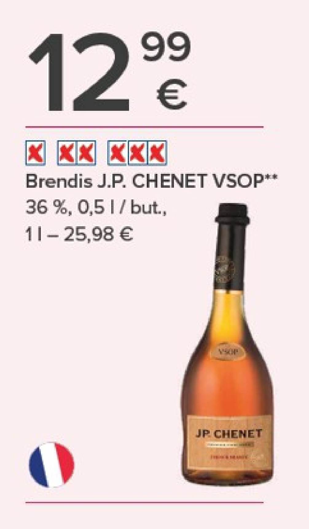 Brendis J.P. CHENET VSOP, 0.5 l