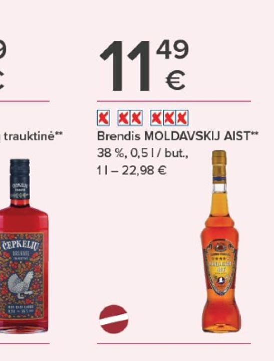 Brendis MOLDAVSKIJ AIST, 0.5 l