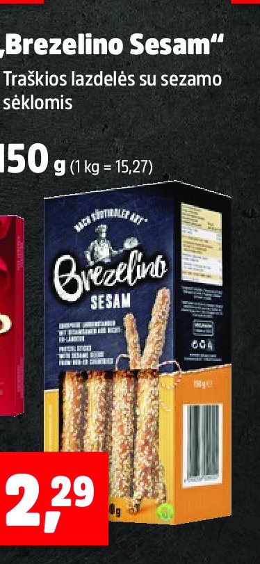 „Brezelino Sesam“, 150 g