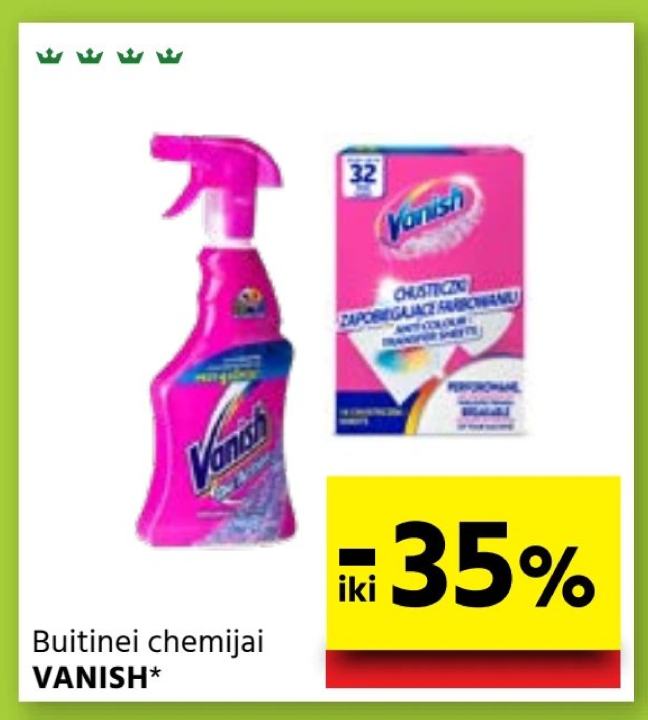 Buitinei chemijai VANISH