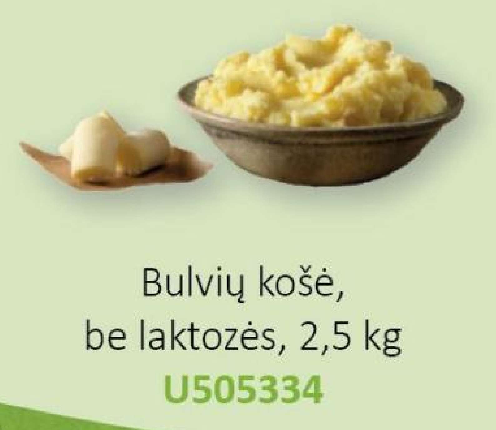 Bulvių košė, 2.5 kg